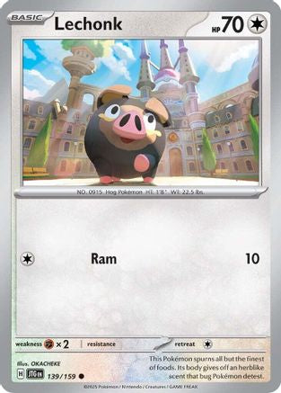 Lechonk (139) [SV09: Journey Together] Reverse Holofoil - Deck Out Gaming
