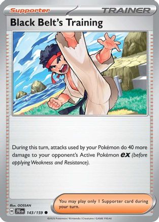 Black Belt's Training - 143/159 (143) [SV09: Journey Together] Reverse Holofoil - Deck Out Gaming