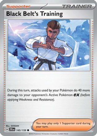 Black Belt's Training - 145/159 (145) [SV09: Journey Together] Reverse Holofoil - Deck Out Gaming
