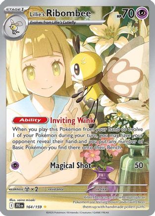 Lillie's Ribombee - 164/159 (164) [SV09: Journey Together] Holofoil - Deck Out Gaming