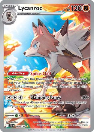 Lycanroc - 166/159 (166) [SV09: Journey Together] Holofoil - Deck Out Gaming