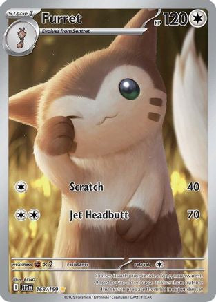 Furret - 168/159 (168) [SV09: Journey Together] Holofoil - Deck Out Gaming