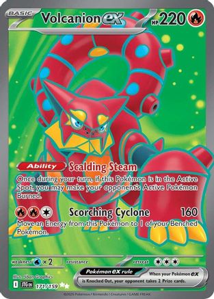 Volcanion ex - 171/159 (171) [SV09: Journey Together] Holofoil - Deck Out Gaming