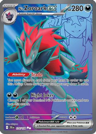 N's Zoroark ex - 175/159 (175) [SV09: Journey Together] Holofoil - Deck Out Gaming