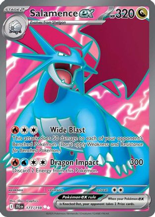 Salamence ex - 177/159 (177) [SV09: Journey Together] Holofoil - Deck Out Gaming