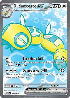Dudunsparce ex - 178/159 (178) [SV09: Journey Together] Holofoil - Deck Out Gaming