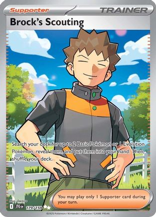 Brock's Scouting - 179/159 (179) [SV09: Journey Together] Holofoil - Deck Out Gaming