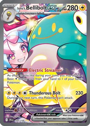 Iono's Bellibolt ex - 183/159 (183) [SV09: Journey Together] Holofoil - Deck Out Gaming