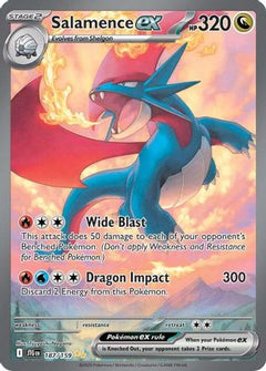 Salamence ex - 187/159 (187) [SV09: Journey Together] Holofoil - Deck Out Gaming
