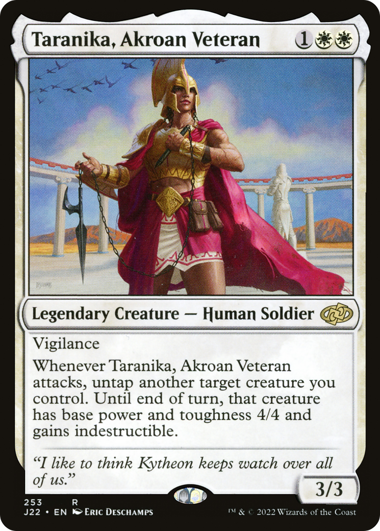 Taranika, Akroan Veteran (253) [Jumpstart 2022] - Deck Out Gaming
