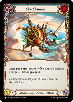 Sky Skimmer (Blue) (SEA029) [High Seas] Rainbow Foil - Deck Out Gaming