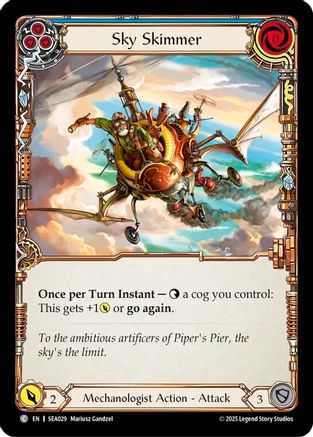 Sky Skimmer (Blue) (SEA029) [High Seas] - Deck Out Gaming