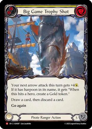 Big Game Trophy Shot (SEA087) [High Seas] Rainbow Foil - Deck Out Gaming