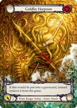 Goldfin Harpoon (Treasure) (SEA093) [High Seas] Cold Foil - Deck Out Gaming