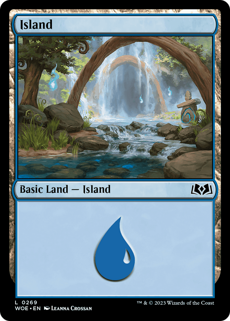 Island (0269) (269) [Wilds of Eldraine] foil - Deck Out Gaming