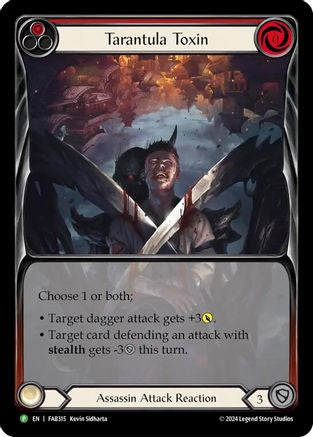 Tarantula Toxin - FAB315 (FAB315) [Flesh and Blood: Promo Cards] Rainbow Foil - Deck Out Gaming