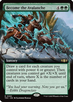 Become the Avalanche (Extended Art) (83) [Commander: Tarkir: Dragonstorm] - Deck Out Gaming