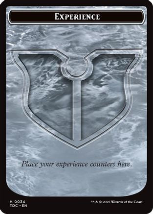 Experience // Treasure Double-Sided Token (34) [Commander: Tarkir: Dragonstorm] - Deck Out Gaming