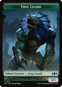 Frog Lizard // Dragon (0014) Double-Sided Token (21) [Commander: Tarkir: Dragonstorm] - Deck Out Gaming