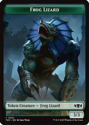 Frog Lizard // Dragon (0014) Double-Sided Token (21) [Commander: Tarkir: Dragonstorm] - Deck Out Gaming