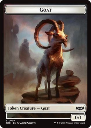 Goat // Timeless Witness Double-Sided Token (4) [Commander: Tarkir: Dragonstorm] - Deck Out Gaming