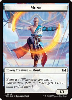 Monk // Treasure Double-Sided Token (3) [Commander: Tarkir: Dragonstorm] - Deck Out Gaming