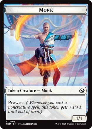 Monk // Treasure Double-Sided Token (3) [Commander: Tarkir: Dragonstorm] - Deck Out Gaming