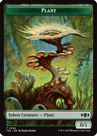 Plant // Goat Double-Sided Token (24) [Commander: Tarkir: Dragonstorm] - Deck Out Gaming