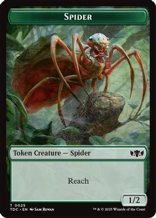 Spider // Bird Double-Sided Token (25) [Commander: Tarkir: Dragonstorm] - Deck Out Gaming