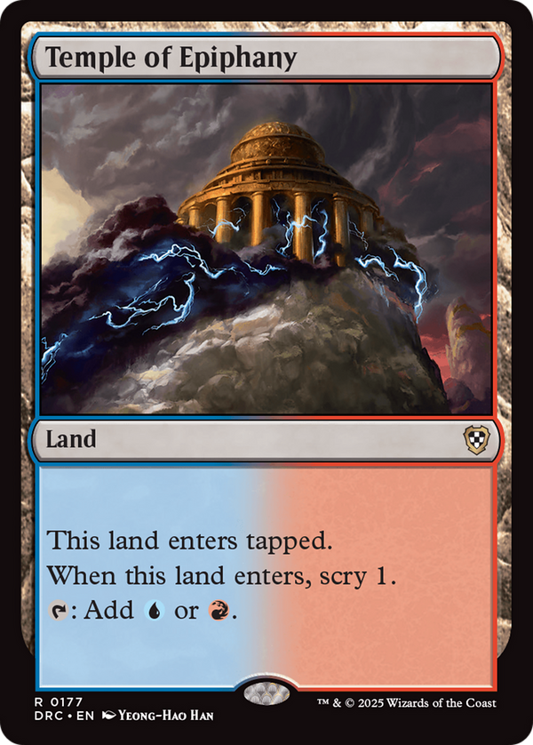 Temple of Epiphany (177) [Commander: Aetherdrift] - Deck Out Gaming