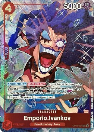 Emporio.Ivankov (Premium Card Collection -Best Selection Vol. 3-) (OP05-004) [One Piece Promotion Cards] Foil - Deck Out Gaming
