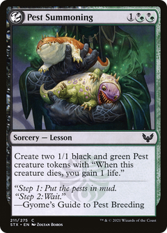 Pest Summoning (211) [Strixhaven: School of Mages] - Deck Out Gaming