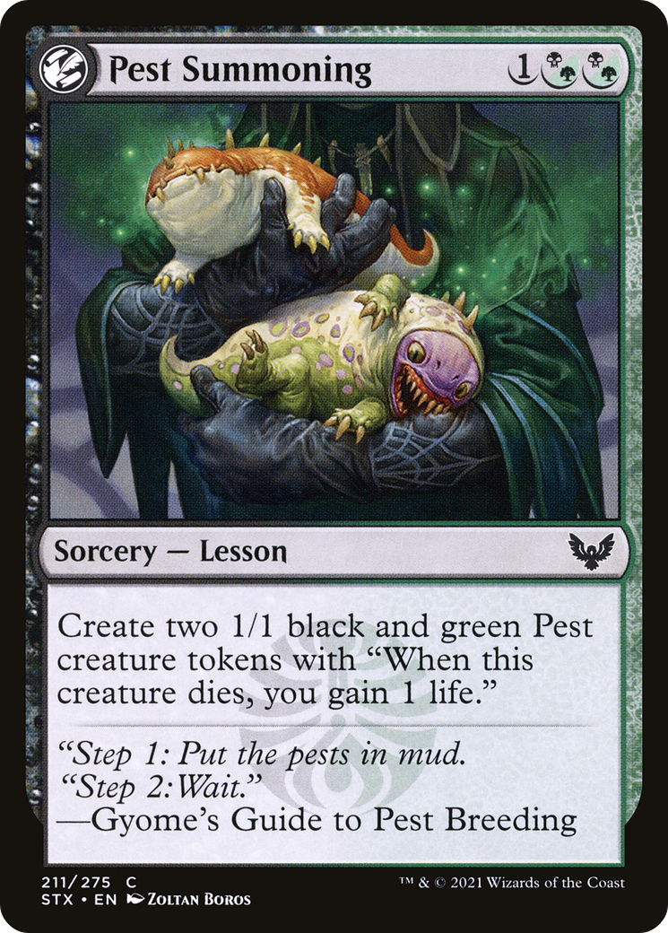 Pest Summoning (211) [Strixhaven: School of Mages] - Deck Out Gaming