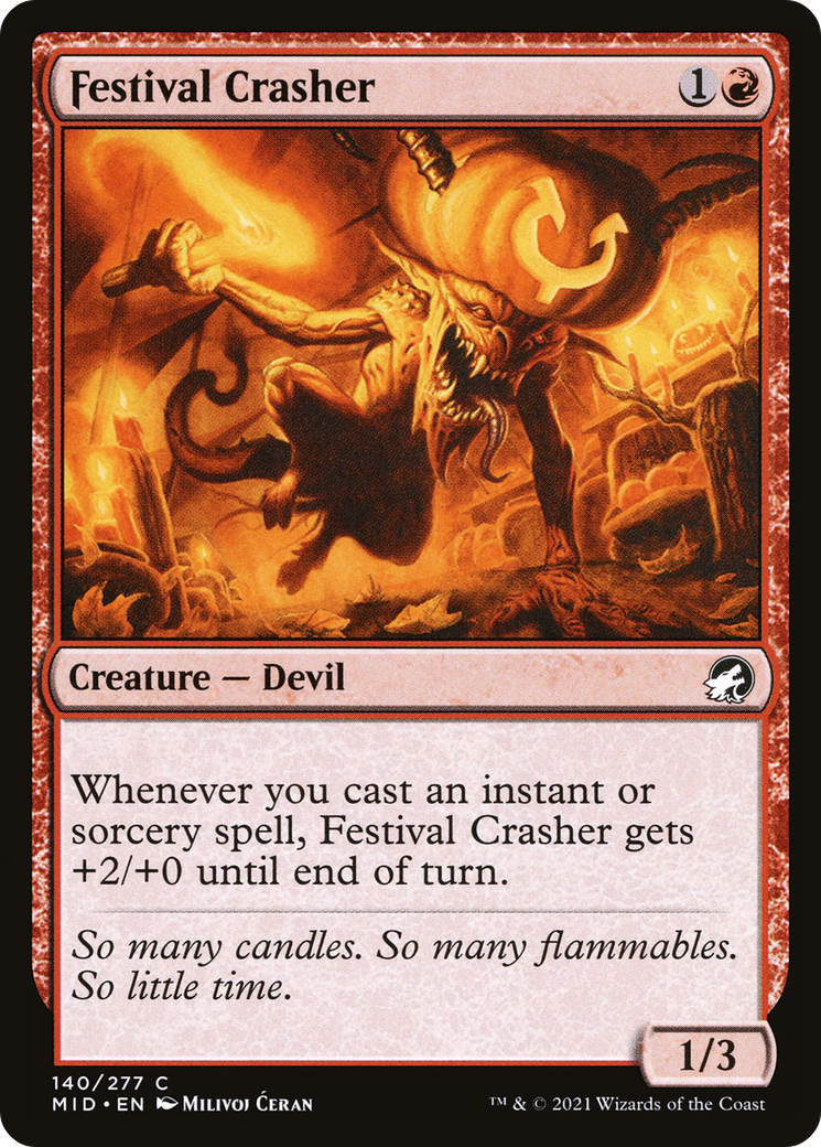 Festival Crasher (140) [Innistrad: Midnight Hunt] foil - Deck Out Gaming