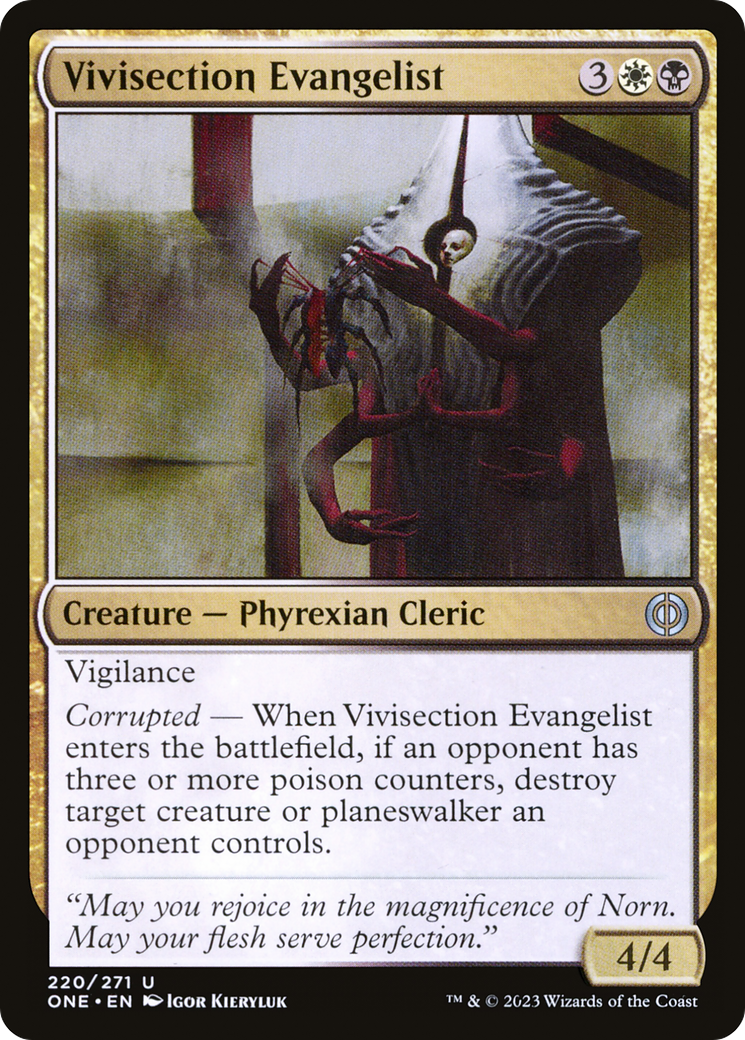 Vivisection Evangelist (220) [Phyrexia: All Will Be One] - Deck Out Gaming