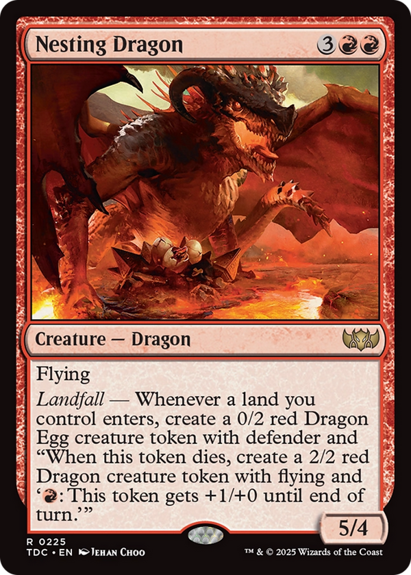 Nesting Dragon (225) [Commander: Tarkir: Dragonstorm] - Deck Out Gaming
