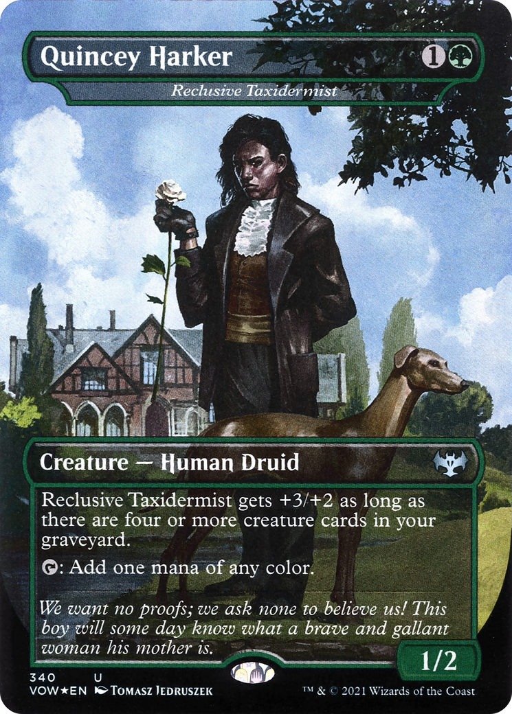 Quincey Harker - Reclusive Taxidermist (340) [Innistrad: Crimson Vow] - Deck Out Gaming