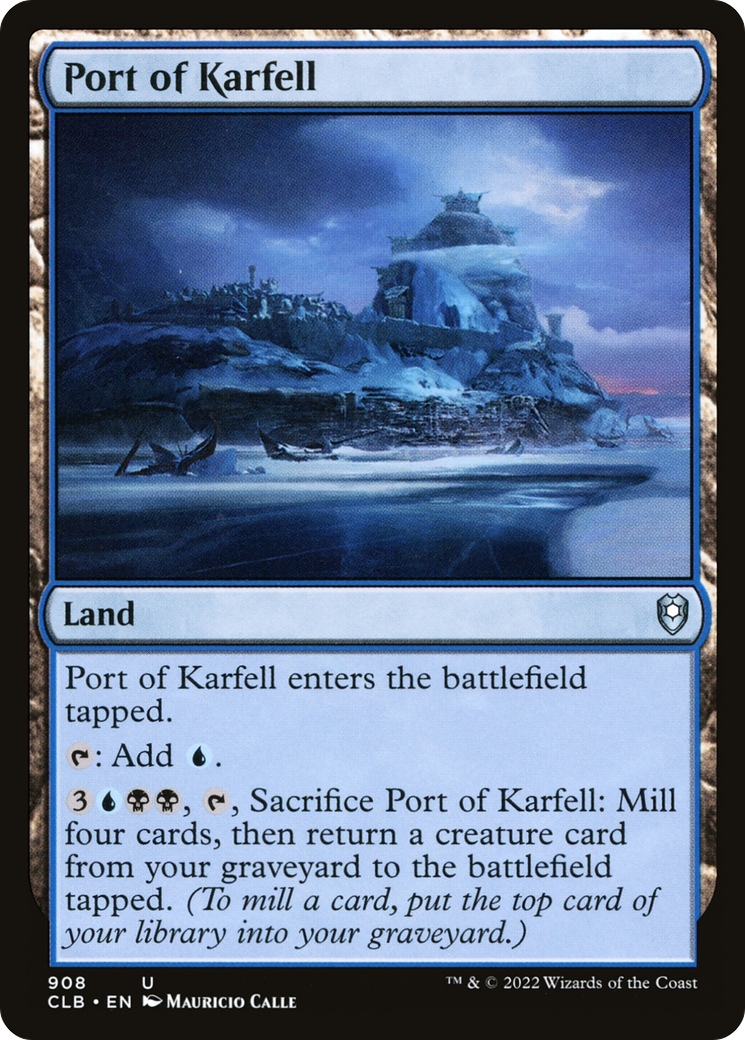 Port of Karfell (908) [Commander Legends: Battle for Baldur's Gate] - Deck Out Gaming