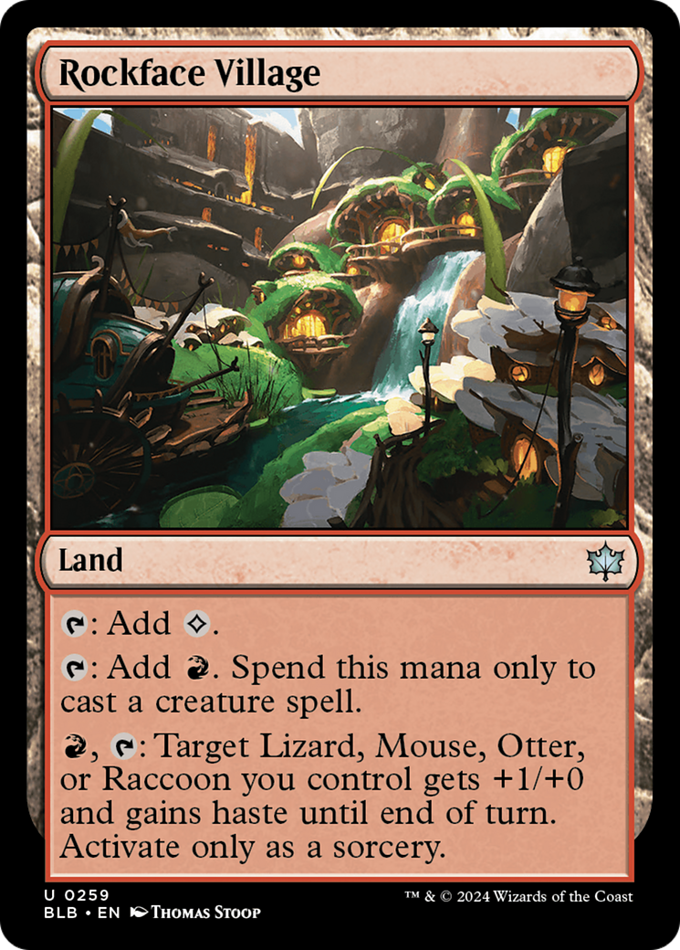 Rockface Village (259) [Bloomburrow] - Deck Out Gaming