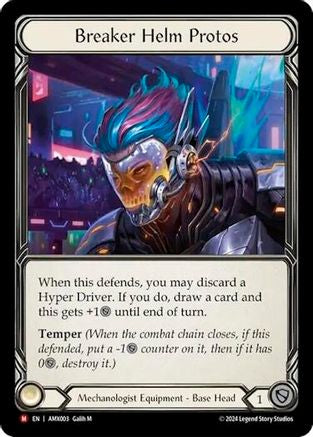 Breaker Helm Protos (AMX003) [Armory Deck: Maxx Nitro] Rainbow Foil - Deck Out Gaming