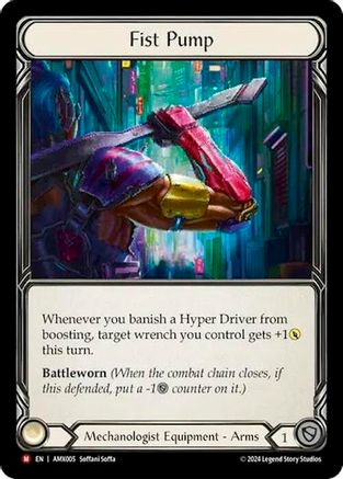 Fist Pump (AMX005) [Armory Deck: Maxx Nitro] Rainbow Foil - Deck Out Gaming