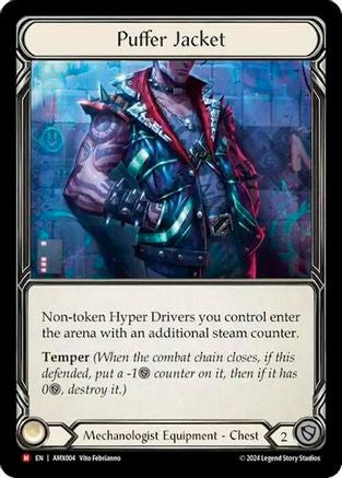 Puffer Jacket (AMX004) [Armory Deck: Maxx Nitro] Rainbow Foil - Deck Out Gaming