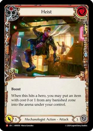 Heist (AMX010) [Armory Deck: Maxx Nitro] - Deck Out Gaming