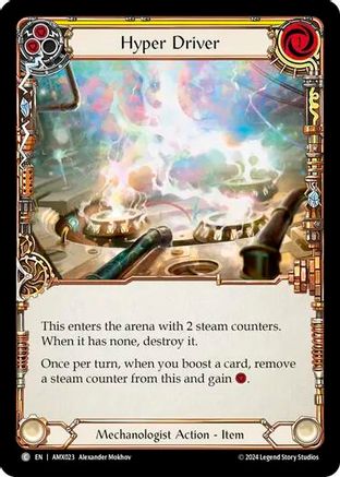 Hyper Driver (Yellow) (AMX023) [Armory Deck: Maxx Nitro] - Deck Out Gaming