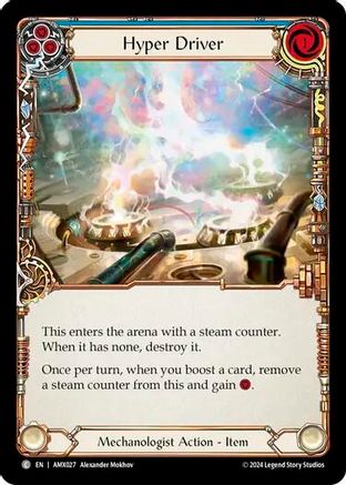 Hyper Driver (Blue) (AMX027) [Armory Deck: Maxx Nitro] - Deck Out Gaming
