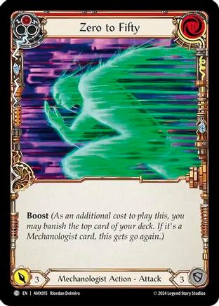 Zero to Fifty (Red) (AMX015) [Armory Deck: Maxx Nitro] - Deck Out Gaming