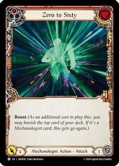 Zero to Sixty (Red) (AMX016) [Armory Deck: Maxx Nitro] - Deck Out Gaming