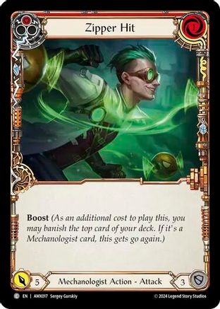 Zipper Hit (Red) (AMX017) [Armory Deck: Maxx Nitro] - Deck Out Gaming