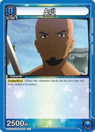 Agil (038) (UE07ST/SAO-1-038) [UE07ST: Sword Art Online Starter Deck] - Deck Out Gaming