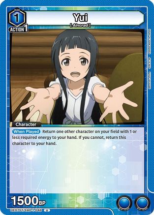 Yui (UE07ST/SAO-1-046) [UE07ST: Sword Art Online Starter Deck] - Deck Out Gaming
